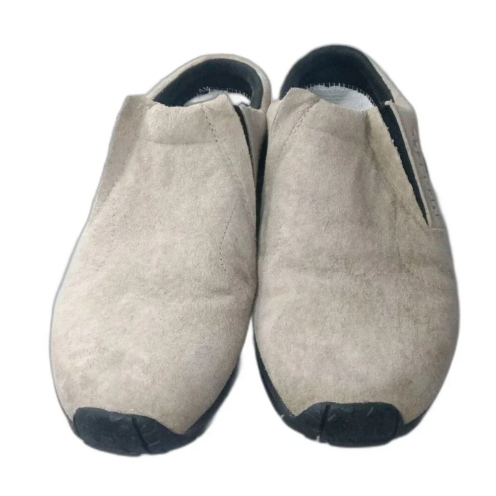 Merrell Men's Jungle Slide Mule Shoes Size 9.5 Beige Suede Retail $95.00 - Picture 4 of 8